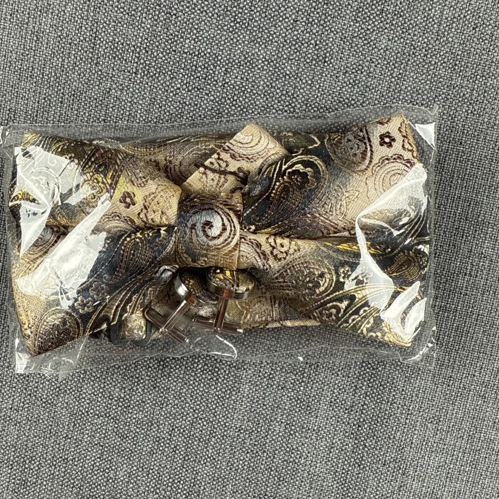Yohowa Bow‎ Tie And Cuff links